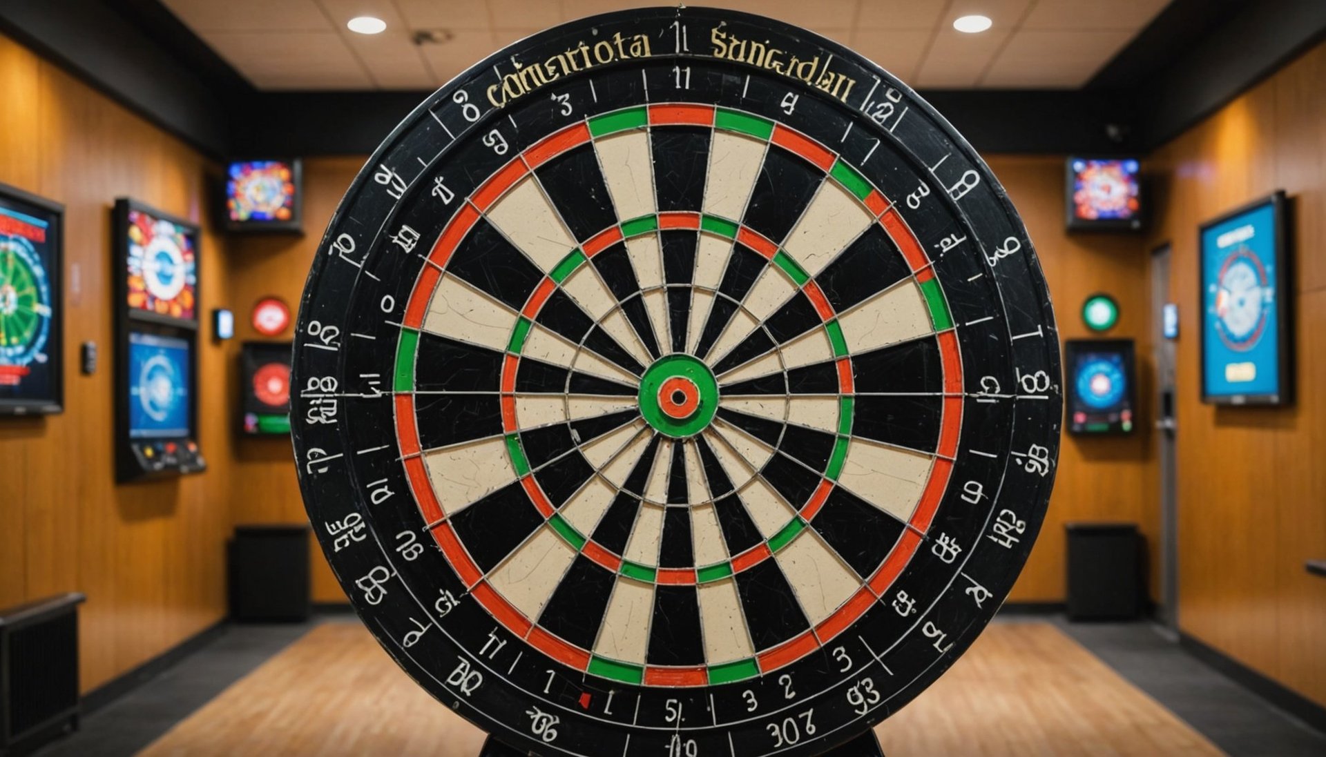 Jeu De Fléchettes électronique BAOCHADA – Armoire 27 Jeux, 243 Variantes, 4 écrans LED, 12 Flèches, Pour 16 Joueurs, Voix Anglaise, Murale