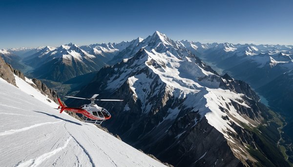 Découvrez le vol en hélicoptère au-dessus du mont-blanc
